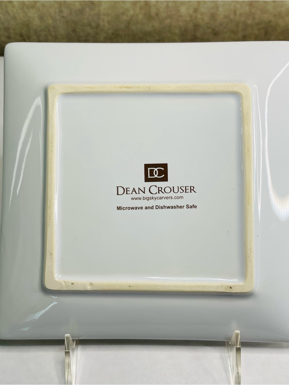 Dean Crouser Hummingbird and Butterfly Porcelain Artisan Serving Plates, MS DS - Picture 13 of 13